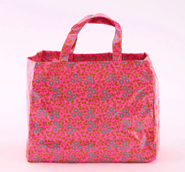 Petit Pan：「Aziza rose」のコーティングコットントート